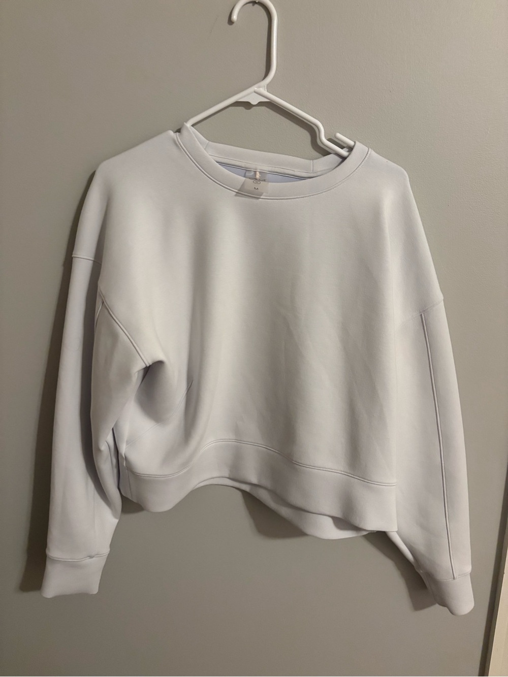 CALIA by Carrie Underwood White Cropped Crew Sweatshirt